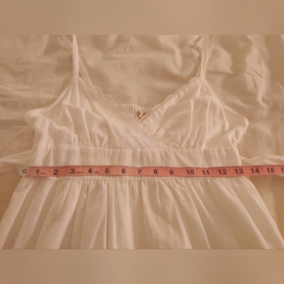 NWT Off White Ivory GUESS Mini Cotton Lace  Sundress Beach Cover-Up 3, 4 XS cute - Picture 8 of 14